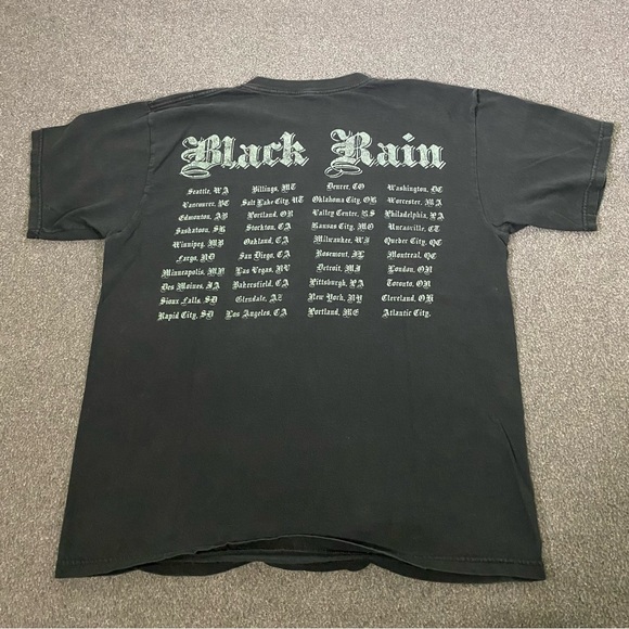 Ozzy Osbourne Black Rain T-Shirt Size Large - Picture 3 of 7